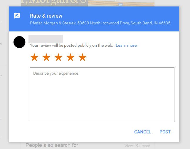 Posting Your Review