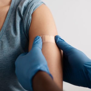 applying a bandaid