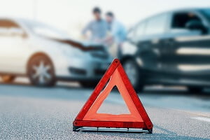 car accident triangle