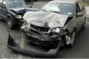 crashed car