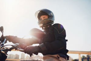 safe motorcycle riding in summer