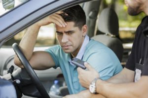 traffic stop with breathalyzer