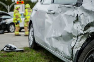smashed car