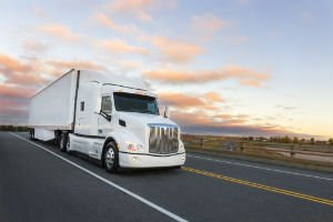 white semi-truck