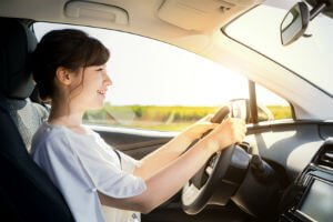 smiling driver
