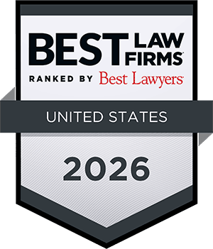 Badge for the Best Law Firms 2026