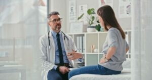 Dr with a Patient